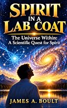 Book cover of Spirit in a Lab Coat by James Boult, exploring science, consciousness, and spirituality.
